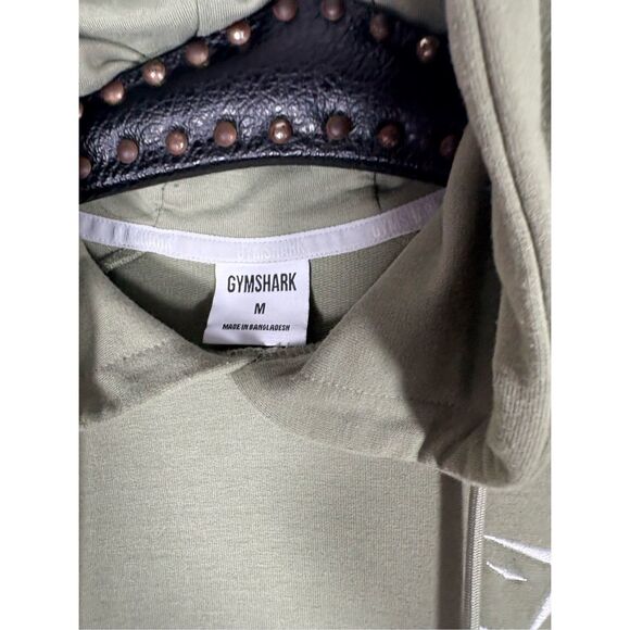 Gymshark mens light green critical pullover hoodie size M - Picture 10 of 10